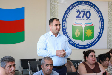 Suraxanı Rayon İcra Hakimiyyətinin başçısı Adil Əliyev avqust ayının 26-da  Hövsan qəsəbəsində növbəti səyyar görüş keçirib