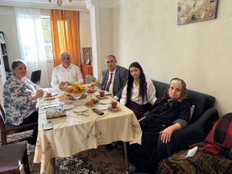 15 May – “Beynəlxalq Ailə Günü” münasibətilə Suraxanı rayonunda nümunəvi ailələr ziyarət olunub