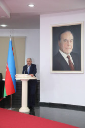 Bakı Şəhəri üzrə Təhsil İdarəsi və Suraxanı Rayon İcra Hakimiyyəti tərəfindən ümumi təhsil müəssisələrinin XI sinif şagirdlərinin iştirakı ilə Heydər Əliyev irsinin öyrədilməsi dərslərinə həsr olunmuş “Naxçıvan– Diyarım mənim” adlı tədbir keçirilib