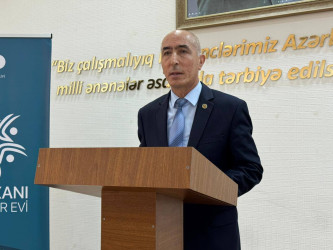 Suraxanı Gənclər evində Vətən müharibəsində qazanılmış Zəfərin 5-ci ildönümü ərəfəsində müharibə iştirakçılarının gənclərlə görüşü təşkil olunub