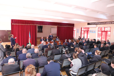 Suraxanı Rayon İcra Hakimiyyətinin başçısı Adil Əliyevin vətəndaşlarla növbəti səyyar görüşü aprelin 22-də Hövsan qəsəbəsində yerləşən 281 saylı tam orta ümumtəhsil məktəbində keçirilib