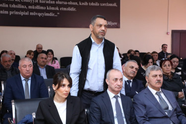 Suraxanı Rayon İcra Hakimiyyətinin başçısı Adil Əliyevin vətəndaşlarla növbəti səyyar görüşü aprelin 22-də Hövsan qəsəbəsində yerləşən 281 saylı tam orta ümumtəhsil məktəbində keçirilib