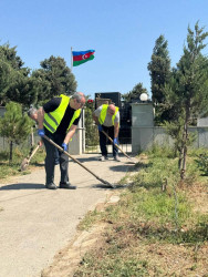 Suraxanı rayonunda iməclik və abadlıq işləri davam edir