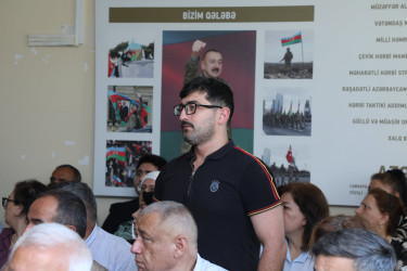 RİH başçısı Adil Əliyev sakinlərlə növbəti görüşünü keçirdi
