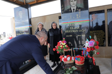 Suraxanı Rayon İcra Hakimiyyətinin başçısı Adil Əliyev və müavinləri Yeni Suraxanı, Binə, Hövsan, Zığ, Sabunçu və Qala qəsəbələrində vətənimizin müstəqilliyi və ərazi bütövlüyü uğrunda canlarını fəda etmiş şəhidlərimizin məzarlarını ziyarət ediblər