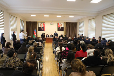 Suraxanı RİH başçısı Adil Əliyev Qaraçuxur qəsəbəsə  sakinləri ilə səyyar görüş keçirib