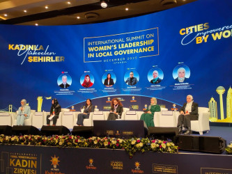 Zığ bələdiyyəsinin sədri, şəhidimizin həyat yoldaşı Arzu Aslanova “Yerli İdarəetmədə Qadınlar Zirvəsi” Beynəlxalq Sammitdə iştirak edib