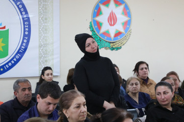 Suraxanı Rayon İcra Hakimiyyətinin başçısı Adil Əliyevin vətəndaşlarla növbəti səyyar görüşü martın 13-də Hövsan qəsəbəsində yerləşən 270 saylı tam orta ümumtəhsil məktəbində keçirilib