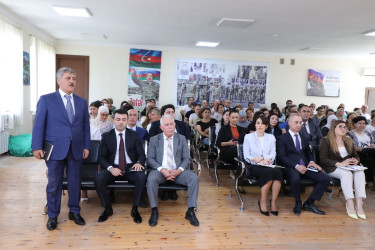 İyulun 2-də Suraxanı Rayon İcra Hakimiyyətinin başçısı Adil Əliyevin  növbəti səyyar görüşü  Qaraçuxur qəsəbəsində keçirildi