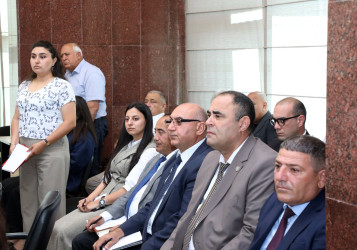 İyunun 29-da Suraxanı Rayon İcra Hakimiyyətinin başçısı Adil Əliyev Rayon İcra Hakimiyyətində növbəti vətəndaş qəbulu keçirib