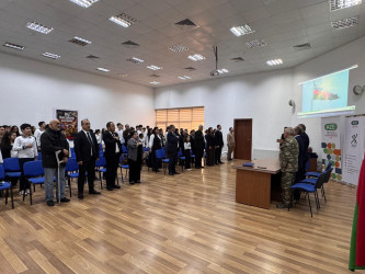 Suraxanı Gənclər evində Xocalı soyqırımının 34-cü ildönümünə həsr olunmuş “Biz Xocalıya qayıtdıq” adlı anım tədbiri keçirilib