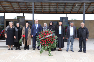 Suraxanı Rayon İcra Hakimiyyətinin başçısı Adil Əliyev və müavinləri Yeni Suraxanı, Binə, Hövsan, Zığ, Sabunçu və Qala qəsəbələrində vətənimizin müstəqilliyi və ərazi bütövlüyü uğrunda canlarını fəda etmiş şəhidlərimizin məzarlarını ziyarət ediblər