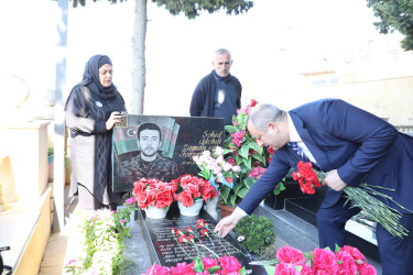 27 sentyabr – Anım günü ərəfəsində Suraxanı rayonunda şəhid məzarları ziyarət edilir
