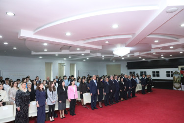 Bakı Şəhəri üzrə Təhsil İdarəsi və Suraxanı Rayon İcra Hakimiyyəti tərəfindən ümumi təhsil müəssisələrinin XI sinif şagirdlərinin iştirakı ilə Heydər Əliyev irsinin öyrədilməsi dərslərinə həsr olunmuş “Naxçıvan– Diyarım mənim” adlı tədbir keçirilib