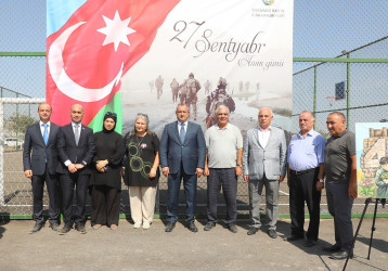 27 Sentyabr – Anım Günü ilə əlaqədar Suraxanı rayonunun Zığ qəsəbəsi, Bahar yaşayış sahəsində ağacəkmə aksiyası və “Qeyd-Sosial Maarifləndirmə” İctimai Birliyinin təşkilatçılığı ilə rəsm sərgisi keçirilib