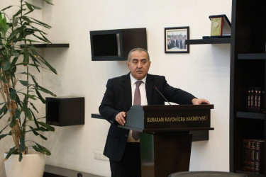 Oktyabrın 9-da Hüquq və İnsan Haqları İnstitutu tərəfindən “Mülkiyyət hüququnun qorunması və Avropa Konvensiyası” mövzusunda Suraxanı Rayon İcra Hakimiyyətinin əməkdaşları üçün təlim təşkil olunub
