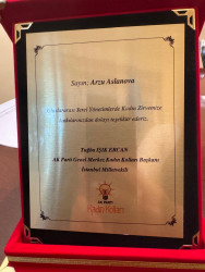 Zığ bələdiyyəsinin sədri, şəhidimizin həyat yoldaşı Arzu Aslanova “Yerli İdarəetmədə Qadınlar Zirvəsi” Beynəlxalq Sammitdə iştirak edib