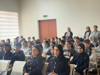 Suraxanı rayonunda növbəti dəfə "Narkomaniyaya qarşı mübarizə" və "Erkən nikaha qarşı mübarizə" mövzularında maarifləndirici tədbirlər 208 və 146 №-li tam orta məktəblərdə keçirilib