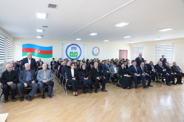 Suraxanı Rayon İcra Hakimiyyətinin başçısı Adil Əliyevin vətəndaşlarla növbəti səyyar görüşü martın 13-də Hövsan qəsəbəsində yerləşən 270 saylı tam orta ümumtəhsil məktəbində keçirilib