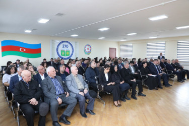 Suraxanı Rayon İcra Hakimiyyətinin başçısı Adil Əliyevin vətəndaşlarla növbəti səyyar görüşü martın 13-də Hövsan qəsəbəsində yerləşən 270 saylı tam orta ümumtəhsil məktəbində keçirilib