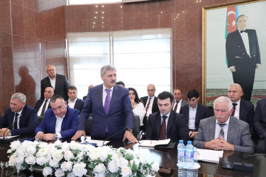 Oktyabrın 13-də Suraxanı Rayon İcra Hakimiyyətinin başçısı Adil Əliyev Rayon İcra Hakimiyyətində növbəti vətəndaş qəbulu keçirib