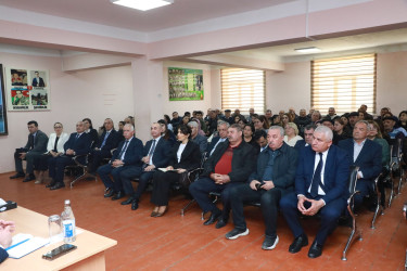 Aprelin 8-də Suraxanı Rayon cra Hakimiyyətinin başçısı Adil Əliyev  növbəti səyyar görüşünü  Zığ qəsəbəsinin sakinləri keçirdi