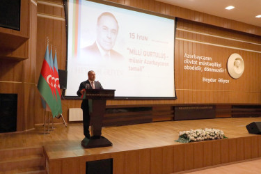 15 İyun – Milli Qurtuluş Günü münasibətilə Suraxanı Rayon İcra Hakimiyyətinin təşkilatçılığı ilə “Şəhərsalma və Memarlıq İli” çərçivəsində “Milli Qurtuluş – Müasir Azərbaycanın təməli” adlı tədbir keçirilib
