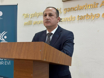 Suraxanı Gənclər evində Vətən müharibəsində qazanılmış Zəfərin 5-ci ildönümü ərəfəsində müharibə iştirakçılarının gənclərlə görüşü təşkil olunub