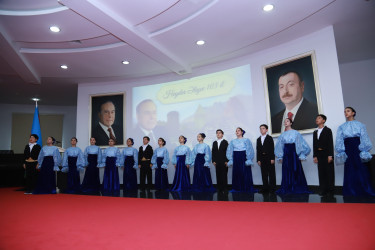 Bakı Şəhəri üzrə Təhsil İdarəsi və Suraxanı Rayon İcra Hakimiyyəti tərəfindən ümumi təhsil müəssisələrinin XI sinif şagirdlərinin iştirakı ilə Heydər Əliyev irsinin öyrədilməsi dərslərinə həsr olunmuş “Naxçıvan– Diyarım mənim” adlı tədbir keçirilib