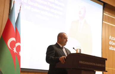 Oktyabrın 15-də Suraxanı Rayon İcra Hakimiyyətində Azərbaycan Respublikasının Prezidenti cənab İlham Əliyevin Yeni Azərbaycan Partiyasının VIII Qurultayındakı nitqindən irəli gələn vəzifələrə  həsr olunmuş müşavirə keçirilib