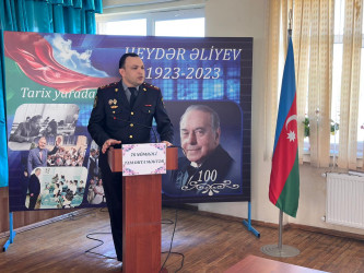 Suraxanı rayonunda növbəti dəfə "Narkomaniyaya qarşı mübarizə" mövzusunda maarifləndirici tədbirlər Hövsan qəsəbəsində yerləşən 76 №-li və Qaraçuxur qəsəbəsində 282 №-li  tam orta ümumtəhsil məktəblərində keçirilib