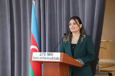 Martın 10-da Suraxanı Rayon İcra Hakimiyyətinin təşəbbüsü, Qaraçuxur Bələdiyyəsində “Gender məsələləri və məişət zorakılığı ilə mübarizəyə dair komissiya”nın və 275 saylı tam orta ümumtəhsil məktəbinin birgə təşkilatçılığı ilə “Məktəb mühitində psixoloji təhlükəsizlik” adlı tədbir təşkil olunub