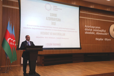 Suraxanıda “Qərbi Azərbaycan irsi” kitabının təqdimatı keçirilib