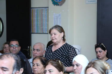 RİH başçısı Adil Əliyev sakinlərlə növbəti görüşünü keçirdi