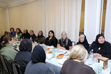 Fatimeyi-Zəhra məscidində 27 sentyabr – Anım günü ilə əlaqədar ehsan süfrəsi açılıb