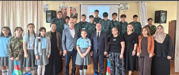 27 Sentyabr – Anım Günü ilə əlaqədar Suraxanı Rayon Heydər Əliyev Mərkəzində və rayonun bütün ümumtəhsil müəssisələrində tədbirlər keçirilib