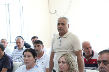 Suraxanı Rayon İcra Hakimiyyətinin başçısı Adil Əliyevin vətəndaşlarla növbəti səyyar görüşü sentyabrın 16-da Yeni Suraxanı qəsəbəsində yerləşən 101 saylı tam orta ümumtəhsil məktəbində keçirilib