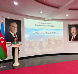 27 Sentyabr – Anım Günü ilə əlaqədar Suraxanı Rayon Heydər Əliyev Mərkəzində və rayonun bütün ümumtəhsil müəssisələrində tədbirlər keçirilib