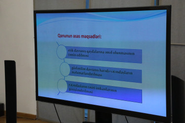 Fevralın 24-də Suraxanı Rayon İcra Hakimiyyətində “Dövlət qulluğunda korrupsiyaya qarşı mübarizə və etik davranış qaydalarının praktiki tətbiqi məsələləri” mövzusunda təlim təşkil olunub