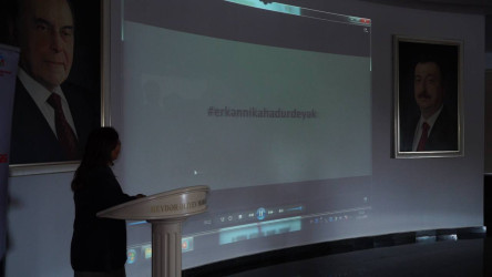 Suraxanı rayonunda “Cəmiyyətin və Medianın İnkişafı” İctimai Birliyinin icra etdiyi “Erkən nikah və fəsadları: maarifləndirici tədbirlər silsiləsi” adlı layihə çərçivəsində konfarns  keçirilib