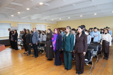 Martın 10-da Suraxanı Rayon İcra Hakimiyyətinin təşəbbüsü, Qaraçuxur Bələdiyyəsində “Gender məsələləri və məişət zorakılığı ilə mübarizəyə dair komissiya”nın və 275 saylı tam orta ümumtəhsil məktəbinin birgə təşkilatçılığı ilə “Məktəb mühitində psixoloji təhlükəsizlik” adlı tədbir təşkil olunub