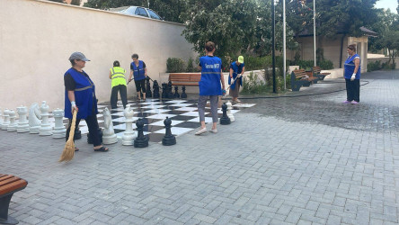 Suraxanı rayonunda iməcilik və abadlıq işləri davam edir