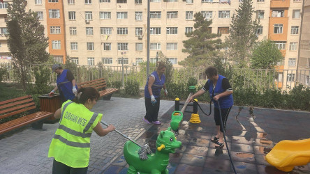 Suraxanı rayonunda iməcilik və abadlıq işləri davam edir