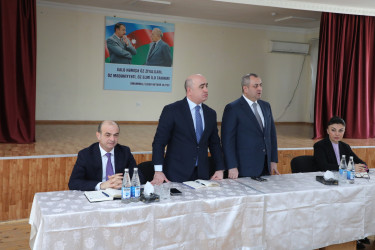 Suraxanı Rayon İcra Hakimiyyətinin başçısı Adil Əliyevin vətəndaşlarla növbəti səyyar görüşü martın 4-də Qaraçuxur qəsəbəsi, Yeni Günəşli “AB” yaşayış sahəsində yerləşən 279 saylı tam orta ümumtəhsil məktəbində keçirilib