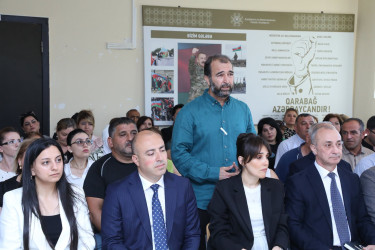 RİH başçısı Adil Əliyev sakinlərlə növbəti görüşünü keçirdi
