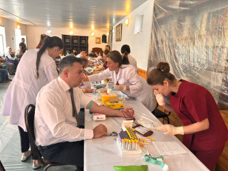 İyulun 5-də  Suraxanıda qanvermə aksiyası keçirilib