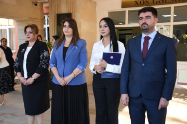 Hörmətli müəllimlər və valideynlər, Əziz şagirdlər!