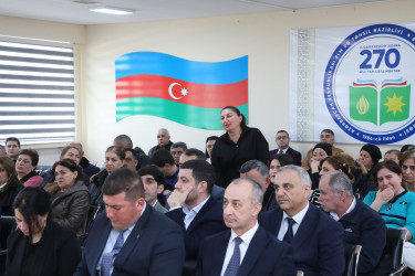 Suraxanı Rayon İcra Hakimiyyətinin başçısı Adil Əliyevin vətəndaşlarla növbəti səyyar görüşü martın 13-də Hövsan qəsəbəsində yerləşən 270 saylı tam orta ümumtəhsil məktəbində keçirilib