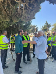 Suraxanı rayonunda iməclik və abadlıq işləri davam edir