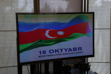 Suraxanı rayonunda “Konstitusiya və Suverenlik İli” çərçivəsində 18 oktyabr – Müstəqilliyin bərpası günü münasibəti ilə tədbir keçirilib